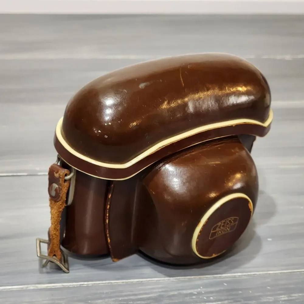 Vintage Leather Camera Case for‎ Zeiss Ikon AG Camera 20 7510 Made in Germany